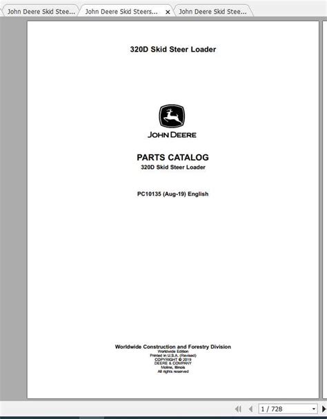 2012 john deere 320d skid steer manual pdf|john deere 320 service manual.